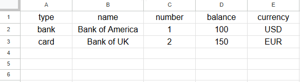 import accounts